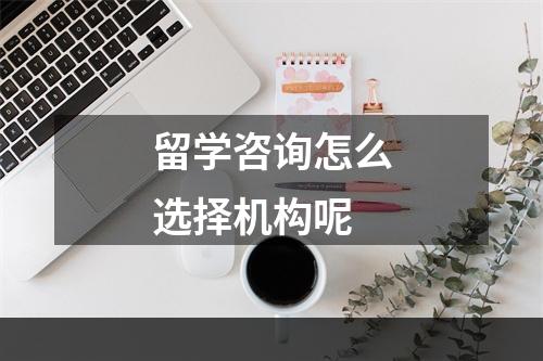 留学咨询怎么选择机构呢