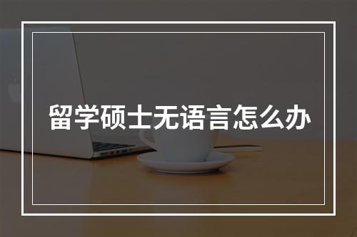 留学硕士无语言怎么办