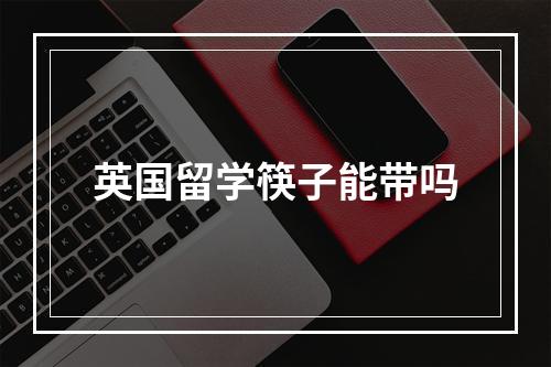 英国留学筷子能带吗