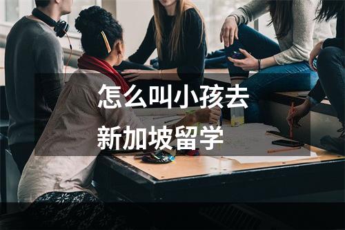 怎么叫小孩去新加坡留学