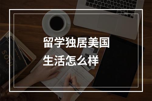 留学独居美国生活怎么样