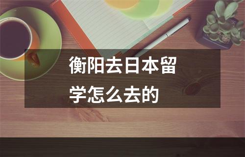 衡阳去日本留学怎么去的