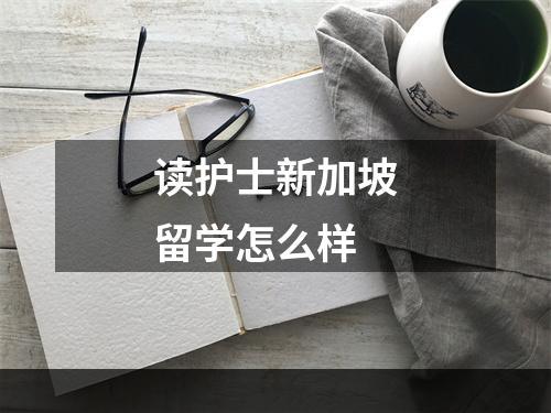 读护士新加坡留学怎么样