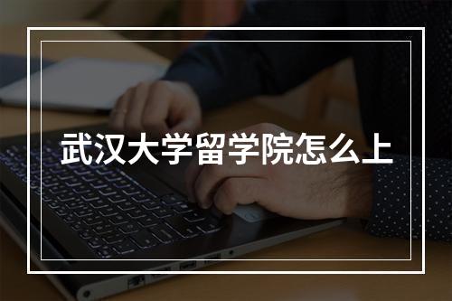 武汉大学留学院怎么上