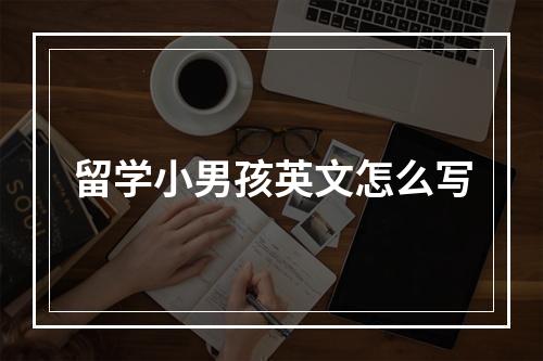 留学小男孩英文怎么写