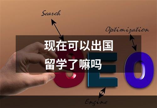 现在可以出国留学了嘛吗