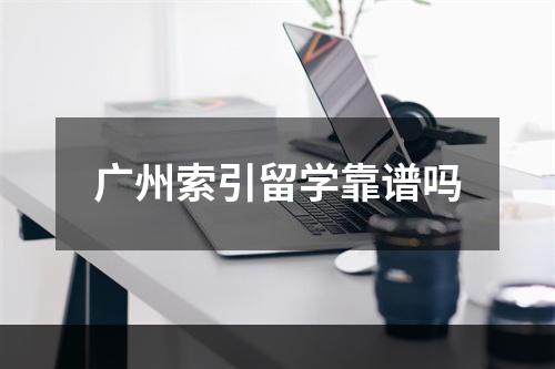 广州索引留学靠谱吗