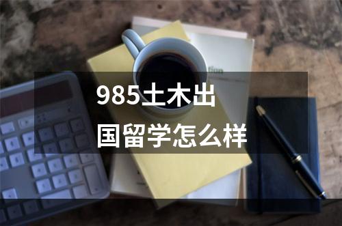 985土木出国留学怎么样