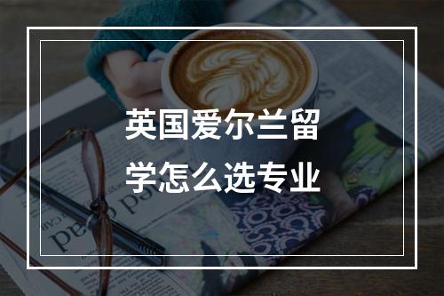 英国爱尔兰留学怎么选专业