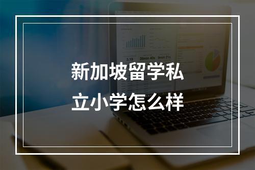 新加坡留学私立小学怎么样