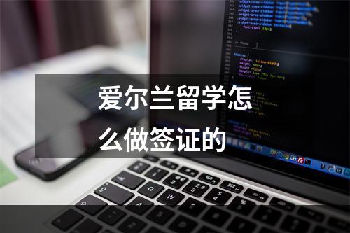 爱尔兰留学怎么做签证的