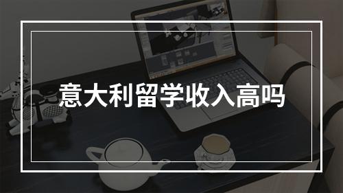 意大利留学收入高吗