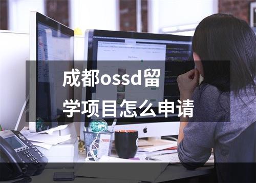 成都ossd留学项目怎么申请