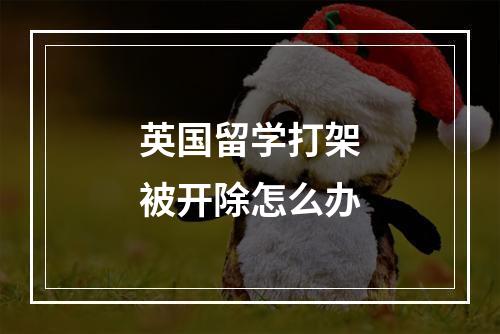 英国留学打架被开除怎么办