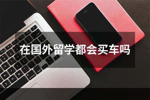 在国外留学都会买车吗