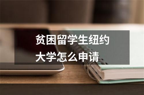 贫困留学生纽约大学怎么申请