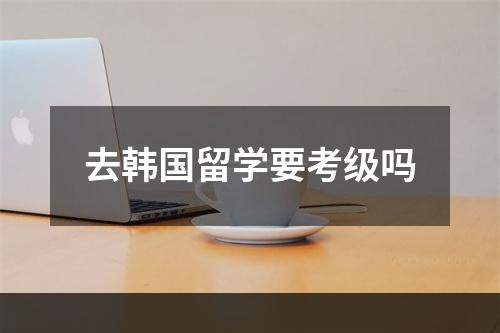 去韩国留学要考级吗