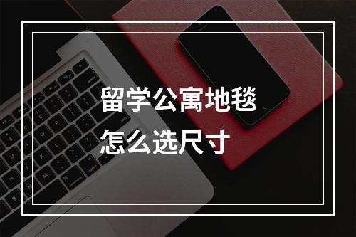 留学公寓地毯怎么选尺寸