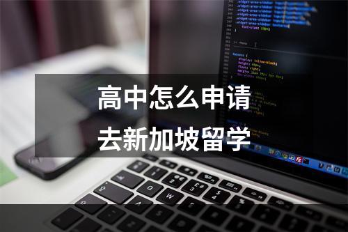 高中怎么申请去新加坡留学