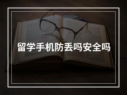 留学手机防丢吗安全吗