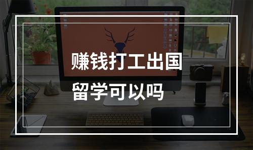 赚钱打工出国留学可以吗