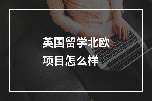 英国留学北欧项目怎么样