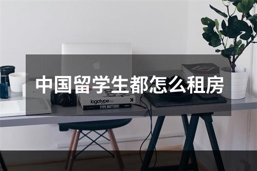 中国留学生都怎么租房