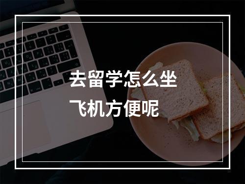 去留学怎么坐飞机方便呢