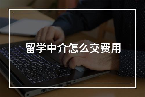 留学中介怎么交费用