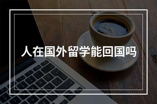 人在国外留学能回国吗