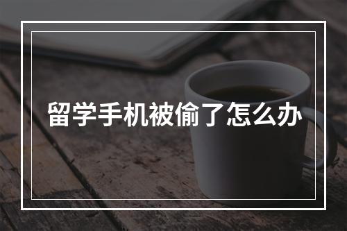 留学手机被偷了怎么办