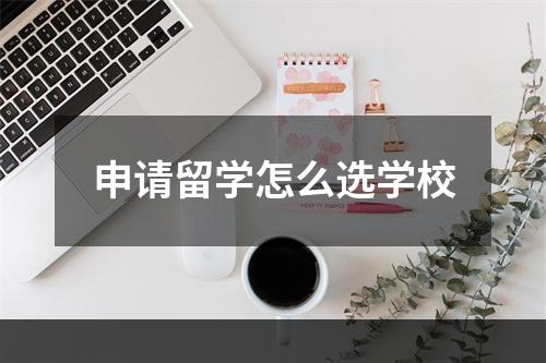 申请留学怎么选学校