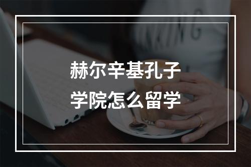 赫尔辛基孔子学院怎么留学