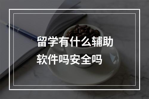 留学有什么辅助软件吗安全吗