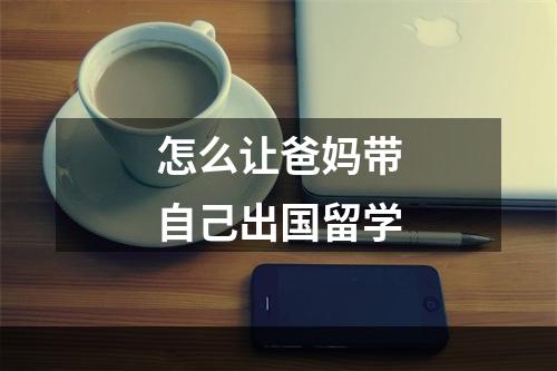 怎么让爸妈带自己出国留学