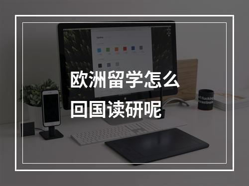 欧洲留学怎么回国读研呢