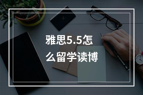 雅思5.5怎么留学读博