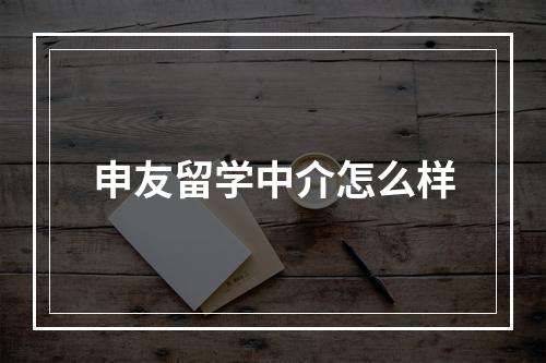 申友留学中介怎么样