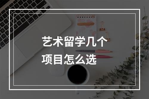 艺术留学几个项目怎么选