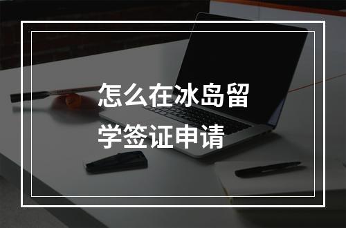 怎么在冰岛留学签证申请