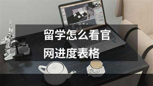 留学怎么看官网进度表格