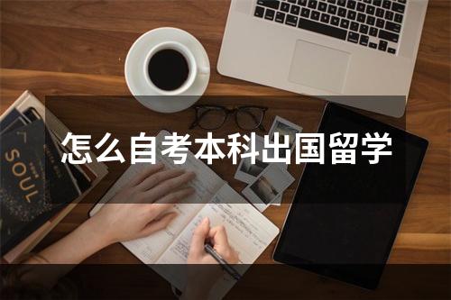 怎么自考本科出国留学