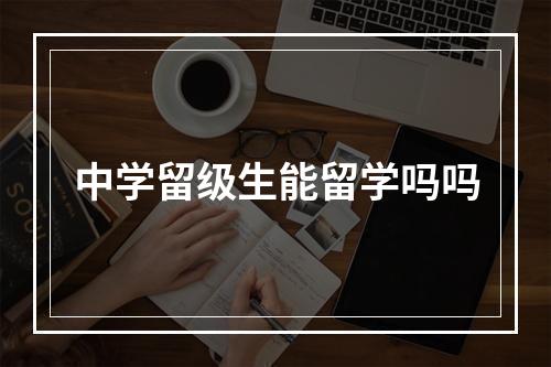 中学留级生能留学吗吗