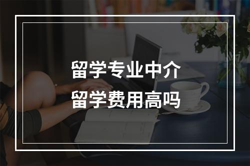 留学专业中介留学费用高吗