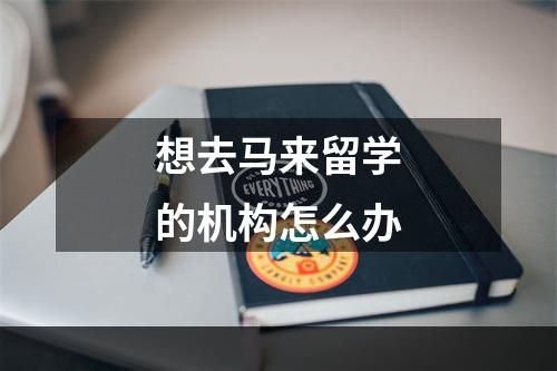 想去马来留学的机构怎么办