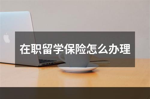 在职留学保险怎么办理