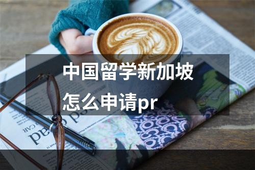 中国留学新加坡怎么申请pr