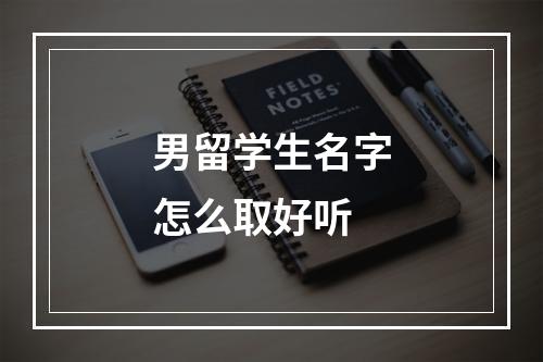 男留学生名字怎么取好听