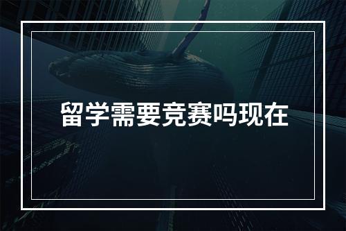 留学需要竞赛吗现在