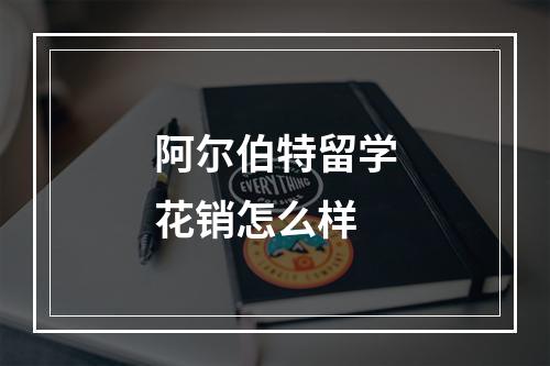 阿尔伯特留学花销怎么样